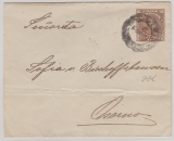 Chile, ca. 1910, 10 Centimos- GS- Umschlag, gelaufen als Inlandsbrief von ... nach Osaino