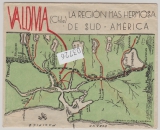 Chile, 1935, 1,80 Pesos MiF auf hochdekorativem Auslands- Werbebriefumschlag von Valdivia nach Frankenberg (D.)
