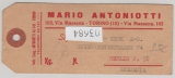 Italien, 1926, 1,75 Lire als MiF auf Auslands-Einschreiben- Päckchen- / Paketanhänger für 1 Paket von Torino nach Berlin