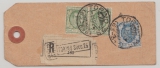 Italien, 1926, 1,75 Lire als MiF auf Auslands-Einschreiben- Päckchen- / Paketanhänger für 1 Paket von Torino nach Berlin