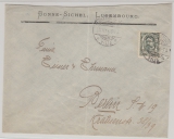 Luxemburg, 1914, 12,5 Centimes EF auf Auslandsbrief von Luxemburg nach Berlin