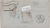 Russland, 1852, unfrankierter Auslandsbrief von Odessa nach Marseille, mit div. Transit- und Taxvermerken!