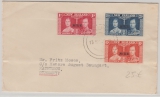 Niue, 1937, 1- 6 d. - Überdruck- Ausgabe auf Auslandsbrief von Niue nach Rathenow (D.)