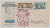 USA, 1936, 40 Ct. MiF auf Erstflugbeleg des LZ Hindenburg, von Lakehurst nach FF/M und von da normal nach Wiesbaden