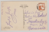 Palästina, 1934, 5 ... EF auf Auslands- Bildpostkarte von Jerusalem nach Frankenberg (D.)