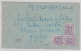Mauritius, 1944, 5 C. (3x) als MeF auf Auslandsbrief von Curepipe nach London (GB)