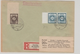 48 DIc (2x) u.a, auf E.- Brief von Coswig nach Dresden, doppelt tiefstgeprüft, Zierer / Ströh BPP
