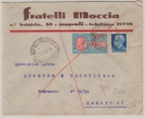 Italien, 1934, 3,75 Lire MiF auf Auslands- Expressbrief von Napoli nach Berlin