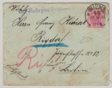 Österreich, KuK- Zeit, 1901, 10 Heller EF, auf Auslands- Rohrpostbrief (innerhalb Berlin´s!) von Wien nach Berlin
