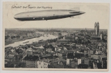 DR, 1931, Mi.- Nr.: 455 als EF auf Zeppelinpostkarte zur Magdeburgfahrt 1931, von Magdeburg nach Friedrichshafen