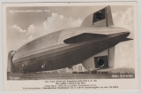 DR, 1936, MiF auf Zeppelinkarte,  zur 1. Nordamerikafahrt des LZ 129, Bordpost via New York nach FF/M