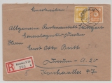 55 + 59 als MiF auf Orts- E.- Brief innerhalb Dresdens, nette Portostufe!!!