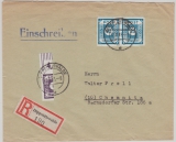 49A (2x) + 44A (halbiert) als scheinbar portogerechte Frankatur auf Fern- E.- Brief von Dippoldiswalde nach Chemnitz