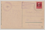 Bayern, 1919, 10 Pfg. Luitpold- Überdruck, auf Postkarte von Posthilfsstelle Höllenthalhütte nach Mannheim