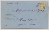 Bayern, ca. 1870, 1 Kr. (Mi.- Nr.: 22) als EF auf Fernbrief von Landau (guter Bayern- Stempel!!!) nach Bensheim