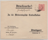 Württemberg, 1918, GS- DUB Mi.- Nr.: 27 als Fernbrief von Öhringen nach Stuttgart