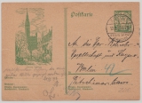 Danzig, 1933, 10 Pfg.- GS (Mi.- Nr.: P 45) gelaufen von Danzig nach Berlin