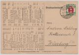 Danzig, 1922, Mi.- Nr.: 79 als EF auf Drucksachenkarte von Danzig nach Würzburg (Briefmarkenpreisliste!!!)