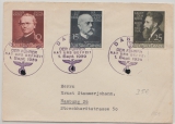 Danzig, 1939, Mi.- Nr.:  als kpl. Satz- MiF auf Fernbrief (mit Sonderstempel) von Danzig nach Hamburg