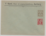 Schweiz, ca. 1900, 12 Rp.- Privat- GS- Firmen- Umschlag, ungebraucht