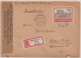GG, 1941, Mi.- Nr.: 65, als EF auf Einschreiben- Fernbrief von Warschau nach Essen