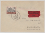 GG, 1943, Mi.- Nr.: 116, als EF auf Eilboten Einschreiben- Fernbrief von Krakau nach Nürnberg
