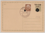 Sudetenland, 1938, Rumburg ?, GS Mi.- Nr.: P 7?, gestempelt mit Propagandastempel, aber nicht gelaufen