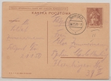 Polen / GG / DR/ Feldpost, 1939, Polnische Beute- GS, als Feldpost- Formular verwendet, von Samter (PL) nach Berlin