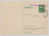 Memel / Litauen, 1939, 10 Ct. EF auf Postkarte, mit Aufdruck Wir Memeldeutschen sind Frei, auf Postkarte nach Berlin