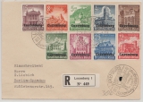 Dt. Bes. Luxemburg, 1941, Mi.- Nr.: 53- 41, als Satzbrief- MiF auf Einschreiben- Auslandsbrief von Luxemburg nach Berlin