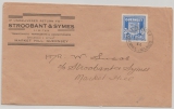 Guernsey Nr. 3 als EF auf Brief innerhalb von Guernsey