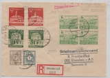 64 + 65 (je 2x) u.a. auf Orts- E. Brief innerhalb Dresdens