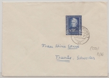 BRD, 1951, Mi.- Nr.: 120 als EF auf Auslandsbrief von Hamburg nach Tranas (Schweden)