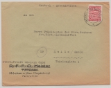 SBZ, Mi.- Nr.: 71 XD (Postmeistertrennung!) als EF auf Fernbrief von Möckern nach Halle, tiefgeprüft Dr. Jasch BPP!