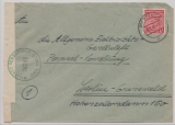 SBZ, Mi.- Nr.: 71 XD (Postmeistertrennung!) als EF auf Fernbrief von Piesteritz nach Berlin, tiefgeprüft Dr. Jasch BPP!