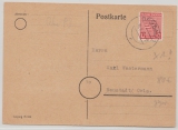 SBZ, Mi.- Nr.: 71 XD (Postmeistertrennung!) als EF auf Fernpostkarte von Dessau nach Neustadt,  Marke geprüft Ströh BPP!