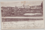 DR, 1899, 5 Pfg. - Bildpostkarten- GS (Oliva) von ... Danzig (Bahnpost) nach Neustadt (Westpreussen), Sehr selten!