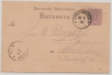 DR, 1886, 5 Pfg. - Bildpostkarten- GS (Drachenfels) von Drachenfels nach Neisse, Sehr selten! (Meines Wissens nach die Nr.: 1!)