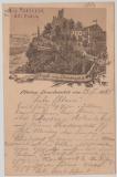 DR, 1886, 5 Pfg. - Bildpostkarten- GS (Drachenfels) von Drachenfels nach Neisse, Sehr selten! (Meines Wissens nach die Nr.: 1!)