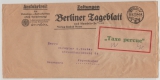 Infla / Dt. Lokalausgaben, 1923, Berlin C 2, Mi.- Nr.: 5, als EF auf Auslandsstreifband von Berlin nach Kopenhagen (DK)