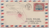 USA, 1930, 5 Ct. EF auf Zeppelin- Erinnerungsbrief von Saint Petersburg nach Saint Louis (USA) dekorativ!