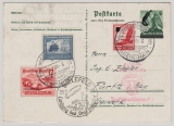 DR, 1939, Mi.- Nr.: 696 u.a. als MiF auf Propaganda- GS, per Deutschlandfahrt 1939 FF/M via Bielfeld nach Fürth