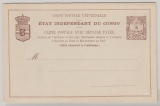 Congo, ca. 1900, 5 Ct.- Antwort- GS, ungebraucht