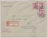 DR, Weimar, 1929, Mi.- Nr.: A 379 (3x) als MeF auf Einschreiben- Fernbrief von Braunschweig nach Göttingen