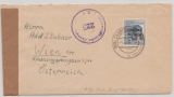SBZ, Allgem. Ausgaben, 1948, Mi-. Nr.: 196 als EF (!) auf Auslandsbrief von Lößnitz nach Wien, portoger. in der II. Gewichtsstufe!