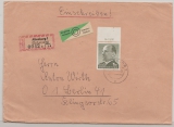 DDR, ca. 1970, Mi.- Nr.: 1481 (vom OR) als EF auf Einschreiben- Fernbrief von Altenburg nach Berlin