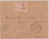 Frz. Senegal, 1939, 90 Ct. EF auf Fernbrief von Kaolack nach Dakar, mit Frz. Zensur!