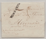 Holland, Auslands- Transite, 1803, Vorphila- Auslandsbrief von Amsterdam nach Hovemont (Belgien)