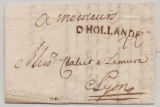 Holland, Auslands- Transite, 1814, Vorphila- Auslandsbrief von Amsterdam nach Lyon (Fr.)