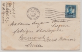 Panama, US- Post, Canal Zone, 1925, 5 Ct. USA- Überduckwert, als EF auf Auslandsbrief von Christobal nach Cormoret (CH)